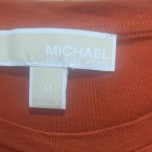 Michael Kors Womens Rust Tee